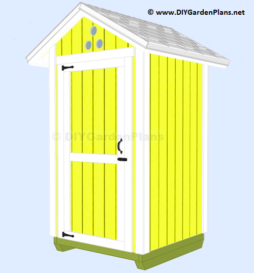 Plans For A 4'x4' Small Garden Shed