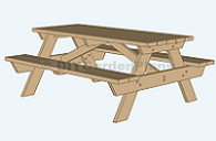 Plans for a DIY picnic table PDF guide download